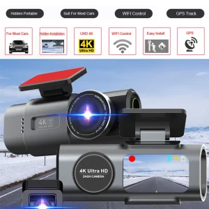 4K Dash Cam – 170° Wide Angle Night Vision - Image 4