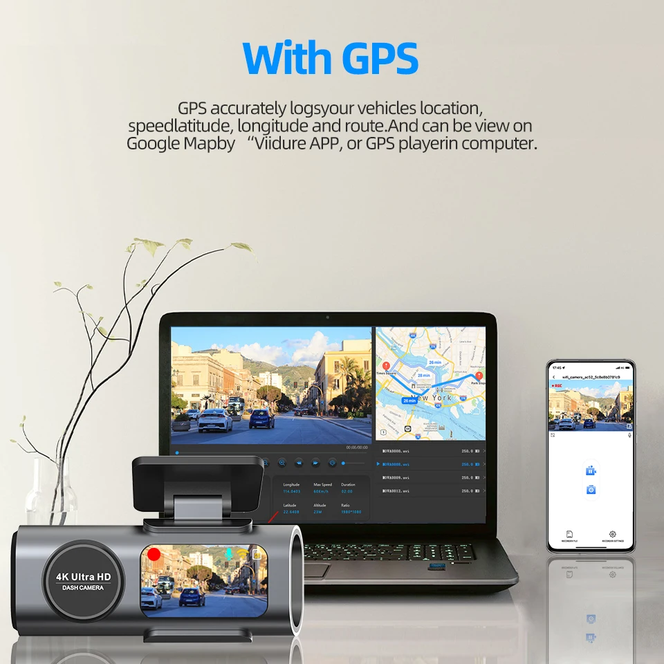 4K Dash Cam – 170° Wide Angle Night Vision - Image 5