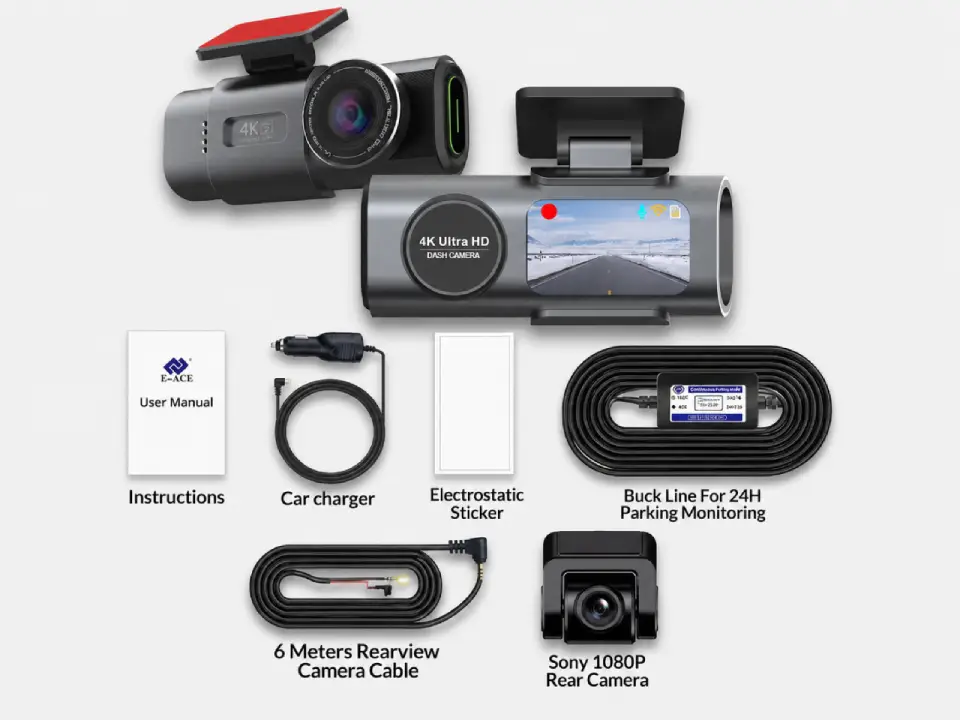 Full Protection package — front, rear and 24H parking hardware